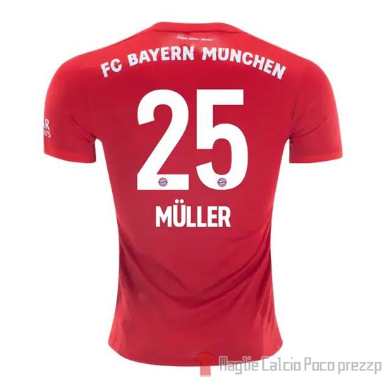 Maglia Bayern Munich Giocatore Muller Home 2019/2020 - Clicca l'immagine per chiudere
